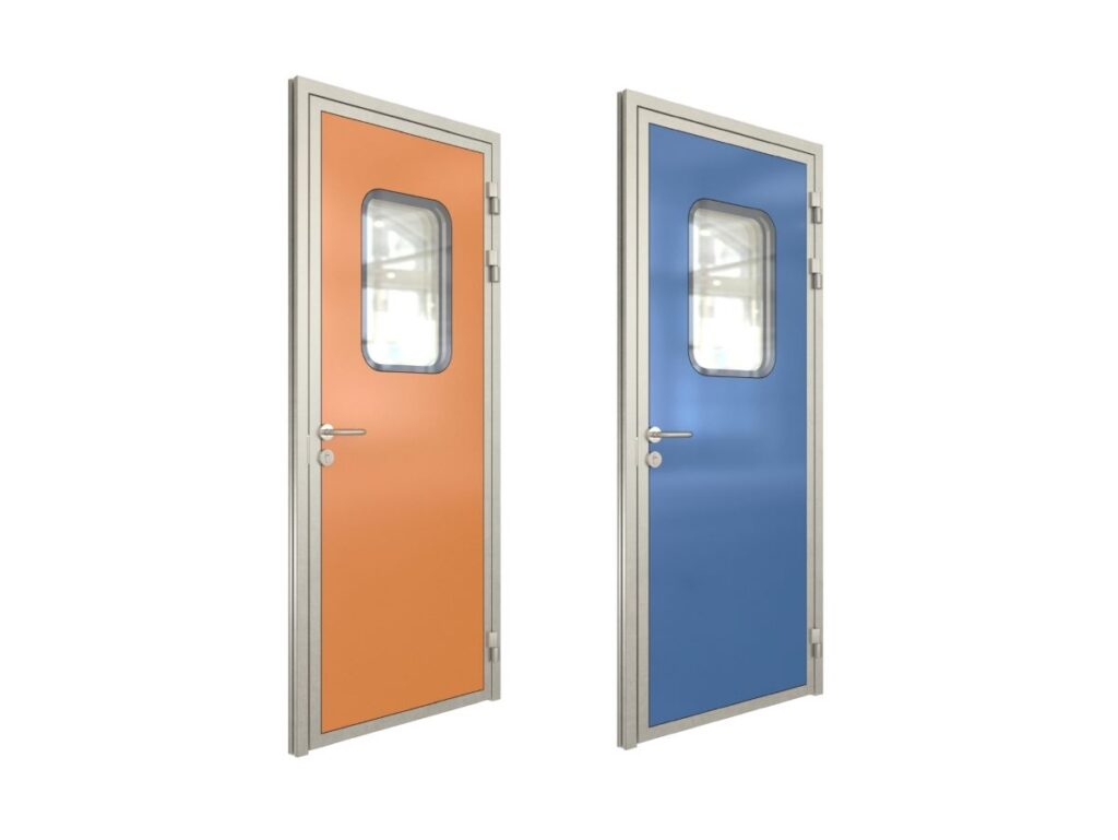 GMP doors, pharma doors, pharmaceutical doors, cleanroom doors
