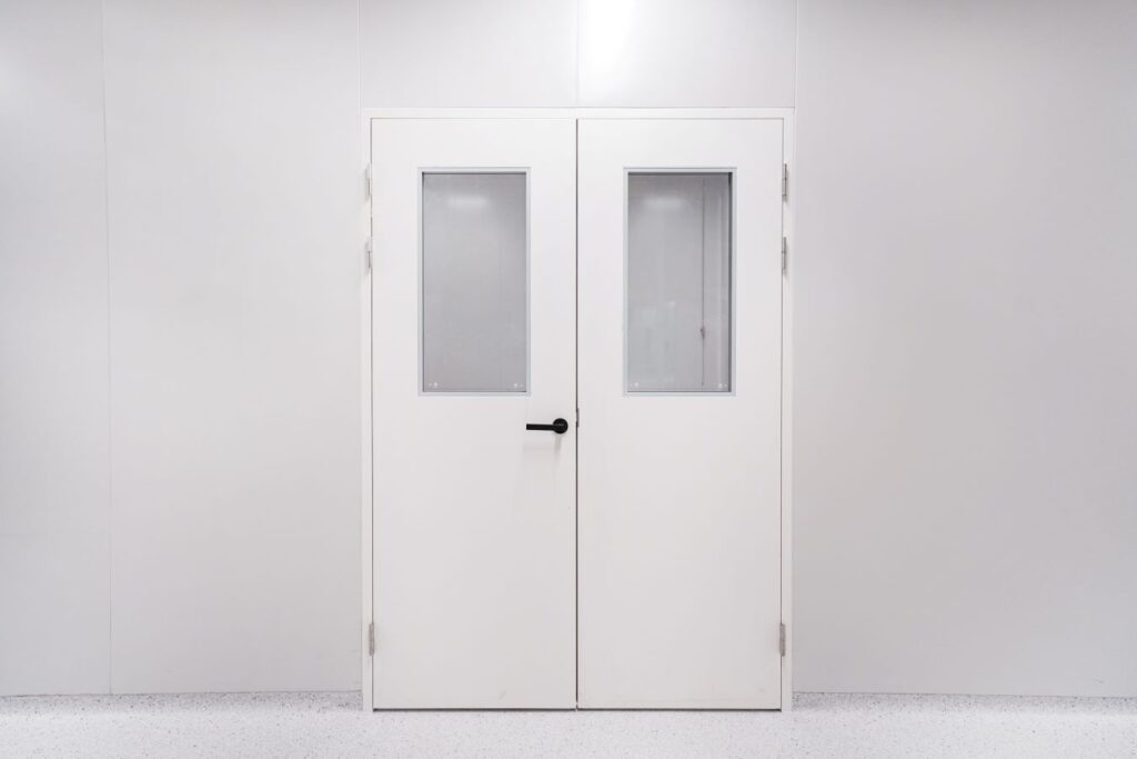 GMP doors, pharma doors, pharmaceutical doors, cleanroom doors
