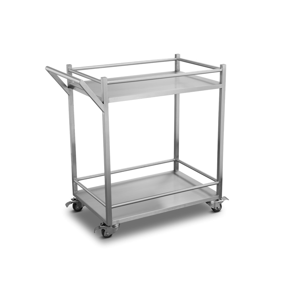 stainless steel cleanroom trolley